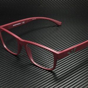 Emporio Armani Men's Matte Bordeaux Eyeglasses!